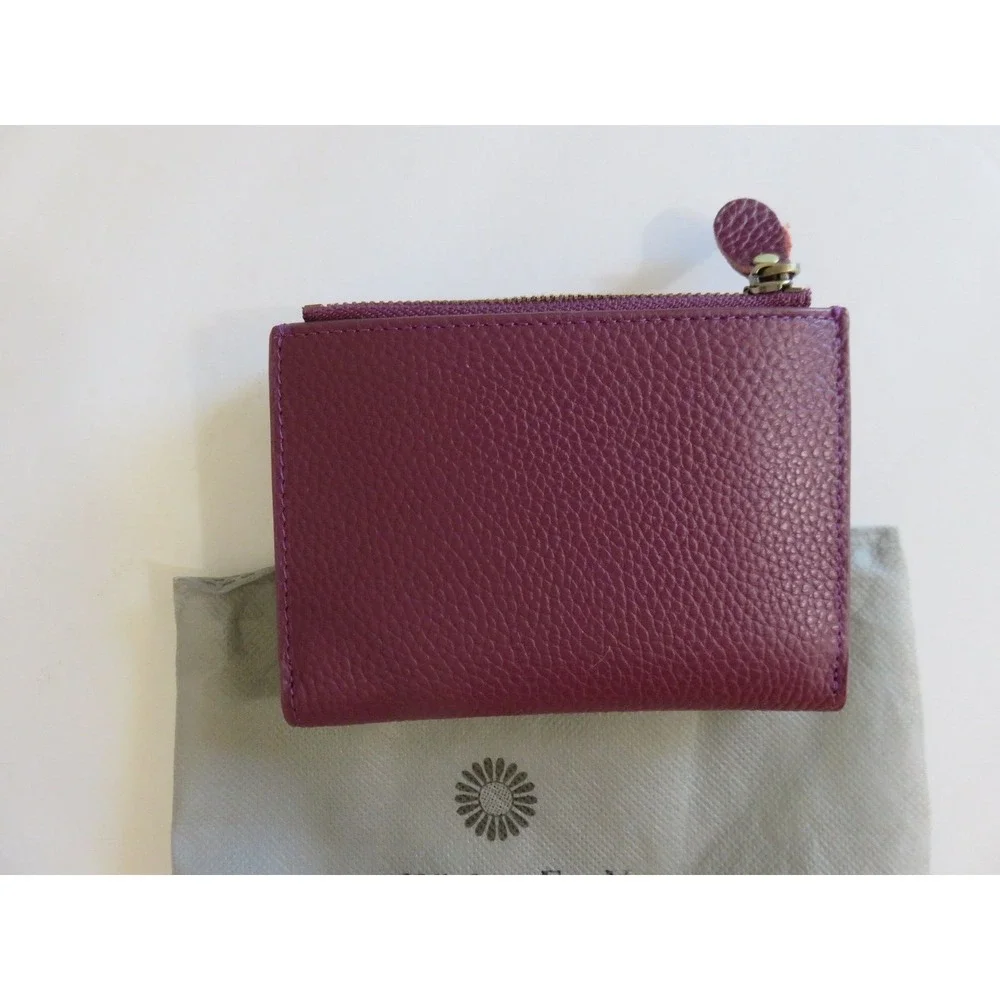 Best Wishes For You Women's Wallet‎ Purple Faux Leather Bifold NEW